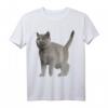 Britisch Kurzhaar Katze T-Shirt - Süße Katzenmotive, Geschenk zum Geburtstag für Katzenliebhaber, Mama & Papa Shirts