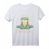 Yoga Frosch Meditation Humor T-Shirt - Lustiges Tierdesign für Entspannung, Tierliebhaber und Meditationsfans
