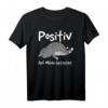 Positiv auf müde getestet - Lustiges Katzen Schlafshirt für Morgenmuffel, Katzenpapa & Bettliebhaber, perfektes Geschenk zu Weihnachten