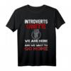 Lustiges INTP Introverts Unite Anti Social T-Shirt – Perfektes Geschenk für Introvertierte, Nerds & Geeks für Männer und Frauen