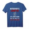 Lustiges INTP Introverts Unite Anti Social T-Shirt – Perfektes Geschenk für Introvertierte, Nerds & Geeks für Männer und Frauen