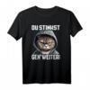 Lustiges Katze Spruch T-Shirt - Du stinkst, geh' weiter! Geschenk für Männer und Frauen