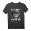 Lustiges Katze Spruch T-Shirt - Du stinkst, geh' weiter! Geschenk für Männer und Frauen