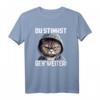 Lustiges Katze Spruch T-Shirt - Du stinkst, geh' weiter! Geschenk für Männer und Frauen