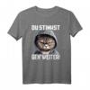 Lustiges Katze Spruch T-Shirt - Du stinkst, geh' weiter! Geschenk für Männer und Frauen