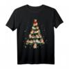 HapFrog T-Shirt mit niedlichem Hamster-Weihnachtsbaum - Lustige Weihnachtsdeko für Tierliebhaber und Weihnachtsfans