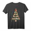 HapFrog T-Shirt mit niedlichem Hamster-Weihnachtsbaum - Lustige Weihnachtsdeko für Tierliebhaber und Weihnachtsfans