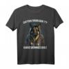 Guten Morgen? Ganz Dünnes Eis! Lustiges Hunde Kaffee T-Shirt – Sarkastisches Geschenk für Morgenmuffel, Hundeliebhaber & Arbeitskollegen