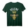 Helene Name Geburtstagsgeschenk T-Shirt mit Krone & Biene - Personalisierte Partydekoration & Supporter-Shirt für Frauen, Kinder & Freunde