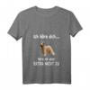 Damen HapFrog T-Shirt mit V-Ausschnitt - Lustiges Briard Motiv für Hundeliebhaber und Briard-Fans