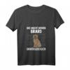 Damen Anatomie eines Briard T-Shirt mit V-Ausschnitt – Perfektes Hundeliebhaber-Shirt für Briard Fans