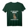 Damen Anatomie eines Briard T-Shirt mit V-Ausschnitt – Perfektes Hundeliebhaber-Shirt für Briard Fans