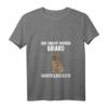 Damen Anatomie eines Briard T-Shirt mit V-Ausschnitt – Perfektes Hundeliebhaber-Shirt für Briard Fans