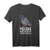 Taubenzüchter T-Shirt mit Spruch - Tauben Machen Mich Glücklich, Perfekt für Vogelliebhaber und Brieftauben Züchter