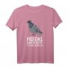 Taubenzüchter T-Shirt mit Spruch - Tauben Machen Mich Glücklich, Perfekt für Vogelliebhaber und Brieftauben Züchter