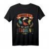 Herren Retro Zuhause ist wo Tauben sind T-Shirt – Perfektes Geschenk für Taubenzüchter, Brieftaubenliebhaber & Vogelfreunde