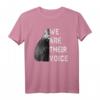 We are their Voice Tierschutz T-Shirt gegen Tiermissbrauch, Tierhandel & für Tierrechte – Geschenk für Taubenliebhaber & Tierschützer