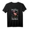 Humorvolles Flamingo Unter Tauben T-Shirt für Taubenzüchter, Brieftaubensport & Ruhrpott - Perfekt für Vogelliebhaber