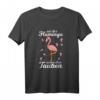 Humorvolles Flamingo Unter Tauben T-Shirt für Taubenzüchter, Brieftaubensport & Ruhrpott - Perfekt für Vogelliebhaber
