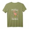 Humorvolles Flamingo Unter Tauben T-Shirt für Taubenzüchter, Brieftaubensport & Ruhrpott - Perfekt für Vogelliebhaber