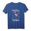 Humorvolles Flamingo Unter Tauben T-Shirt für Taubenzüchter, Brieftaubensport & Ruhrpott - Perfekt für Vogelliebhaber