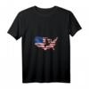 Damen USA Amerika Flagge Tauben Taubenzucht Brieftaube Vögel Vogel T-Shirt mit V-Ausschnitt – Perfektes Geschenk für Tauben- und Vogel-Liebhaber