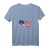 Damen USA Amerika Flagge Tauben Taubenzucht Brieftaube Vögel Vogel T-Shirt mit V-Ausschnitt – Perfektes Geschenk für Tauben- und Vogel-Liebhaber