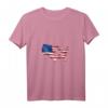 Damen USA Amerika Flagge Tauben Taubenzucht Brieftaube Vögel Vogel T-Shirt mit V-Ausschnitt – Perfektes Geschenk für Tauben- und Vogel-Liebhaber