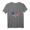 Damen USA Amerika Flagge Tauben Taubenzucht Brieftaube Vögel Vogel T-Shirt mit V-Ausschnitt – Perfektes Geschenk für Tauben- und Vogel-Liebhaber