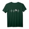 Brieftaube Taubenzüchter Herzschlag T-Shirt – Klassisch geschnitten, perfekt für Vogelzüchter und Tierliebhaber