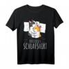Offizielles Katzen Schlafshirt - Bequemes Katzen T-Shirt für Morgenmuffel, Schlafmützen & Katzenliebhaber als Geschenkideen zu Geburtstag, Weihnachten & Muttertag