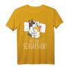 Offizielles Katzen Schlafshirt - Bequemes Katzen T-Shirt für Morgenmuffel, Schlafmützen & Katzenliebhaber als Geschenkideen zu Geburtstag, Weihnachten & Muttertag