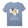 Offizielles Katzen Schlafshirt - Bequemes Katzen T-Shirt für Morgenmuffel, Schlafmützen & Katzenliebhaber als Geschenkideen zu Geburtstag, Weihnachten & Muttertag