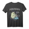 Wassermann Katzen Horoskop Aquarius Sternzeichen Astrologie T-Shirt – Perfektes Geschenk für Katzenliebhaber & Astrologie-Fans