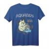 Wassermann Katzen Horoskop Aquarius Sternzeichen Astrologie T-Shirt – Perfektes Geschenk für Katzenliebhaber & Astrologie-Fans