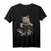 Britische Kurzhaar-Katze in Tasche Langarmshirt – Perfektes Geschenk für Katzenliebhaber, Katzenmütter & Tierfreunde zu Weihnachten & Geburtstag