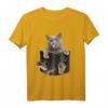 Britische Kurzhaar-Katze in Tasche Langarmshirt – Perfektes Geschenk für Katzenliebhaber, Katzenmütter & Tierfreunde zu Weihnachten & Geburtstag