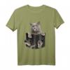 Britische Kurzhaar-Katze in Tasche Langarmshirt – Perfektes Geschenk für Katzenliebhaber, Katzenmütter & Tierfreunde zu Weihnachten & Geburtstag