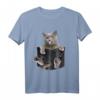 Britische Kurzhaar-Katze in Tasche Langarmshirt – Perfektes Geschenk für Katzenliebhaber, Katzenmütter & Tierfreunde zu Weihnachten & Geburtstag