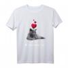 Katzenmama T-Shirt mit Herz und Spruch - Lustiges und Süßes Katzenmotiv für Katzenliebhaber und stolze Katzenmamas