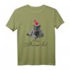 Lieblings Schlafshirt Katze mit Herz – Kuscheliges Pyjama für Katzenliebhaber, Katzenmama & Katzenpapa, bunt & kontrastreich