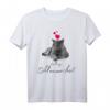 Lieblings Schlafshirt Katze mit Herz – Kuscheliges Pyjama für Katzenliebhaber, Katzenmama & Katzenpapa, bunt & kontrastreich