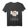 Damen Offizielles Katzen Schlafshirt mit V-Ausschnitt – Bequemes Katzenmotiv für Morgenmuffel, Langschläfer & Katzenliebhaber, ideales Geschenk für Familie & Freunde