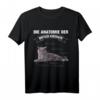 BKH Katzen Anatomie T-Shirt – Witziges Design für Britisch Kurzhaar Katzenliebhaber, perfekt als Geschenk zu Geburtstag und Weihnachten