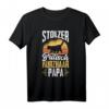 Stolzer Britisch Kurzhaar Papa T-Shirt – Lustiges Vintage Katzen Design für Katzenliebhaber, Züchter und Katzenpapa
