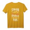 Stolzer Britisch Kurzhaar Papa T-Shirt – Lustiges Vintage Katzen Design für Katzenliebhaber, Züchter und Katzenpapa