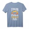 Stolzer Britisch Kurzhaar Papa T-Shirt – Lustiges Vintage Katzen Design für Katzenliebhaber, Züchter und Katzenpapa