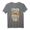 Stolzer Britisch Kurzhaar Papa T-Shirt – Lustiges Vintage Katzen Design für Katzenliebhaber, Züchter und Katzenpapa