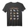 Cat Yoga Pose T-Shirt für Katzenliebhaber | Lustiges Achtsamkeit und Meditation Motiv, perfektes Geschenk für Stubentiger Mama oder Papa