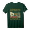 HapFrog Retro Vintage Sonnenuntergang T-Shirt – Lustiges Geschenk für Katzenliebhaber, Männer, Väter, Opas & Geburtstagsfeier
